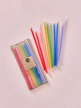 Load image into Gallery viewer, Rainbow Hand-dipped Pure Beeswax Birthday