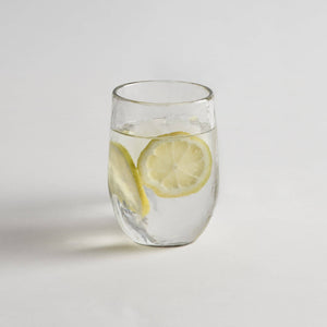 Pebbled Water Glass