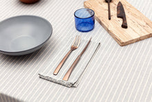 Load image into Gallery viewer, Cotton Striped Tablecloth