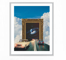 Load image into Gallery viewer, Surreal Space Collage Print

