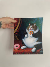 Load image into Gallery viewer, Donut Cat Print
