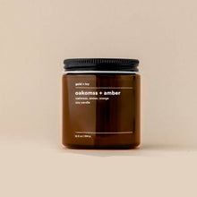 Load image into Gallery viewer, Oakmoss + Amber Candle