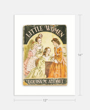 Load image into Gallery viewer, Little Women by Louisa M. Alcott Book Cover Print
