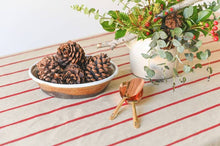 Load image into Gallery viewer, Red Striped Tablecloth