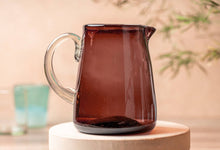 Load image into Gallery viewer, Tamarind Handblown Glass Pitcher