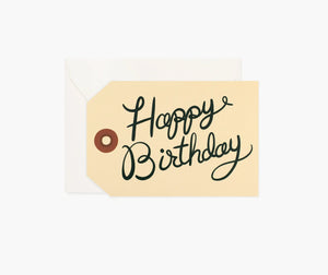 Birthday Tag Greeting Card
