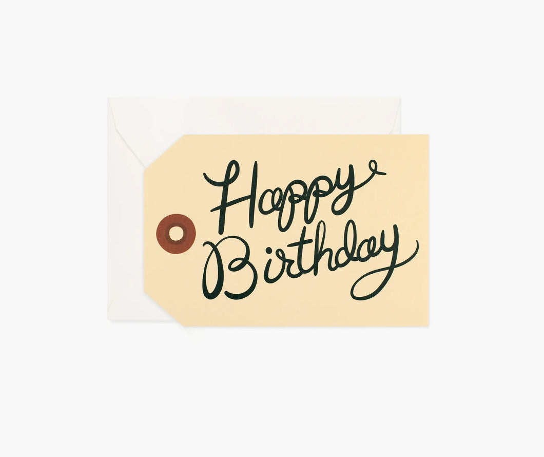 Birthday Tag Greeting Card