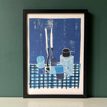 Load image into Gallery viewer, Art Print &#39;Still Life in Blue&#39;  Wall Art
