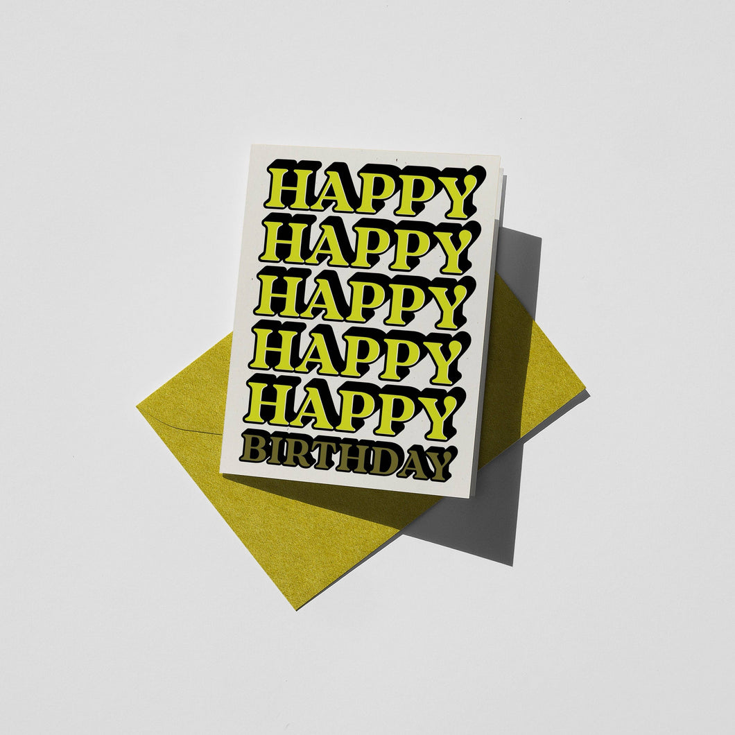 Happy Happy Birthday! Card