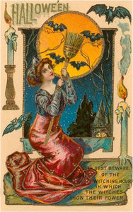 Poetic Witch Postcard