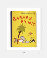 Load image into Gallery viewer, Babar's Picnic Book Print

