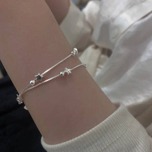 Silver Stars Bracelet