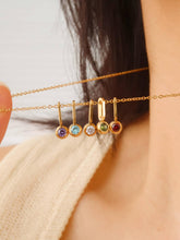 Load image into Gallery viewer, Rena Five Stone Charm Necklace
