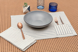 Striped Placemats with Pocket Set
