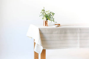 Simple English Stripe Tablecloth