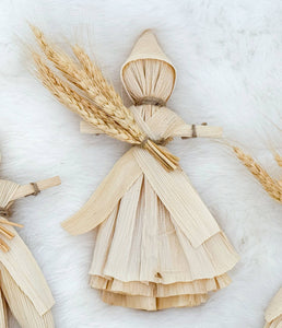 Corn Husk & Wheat Doll