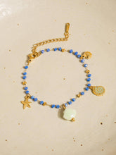 Load image into Gallery viewer, Shells and Star Beaded Bracelet
