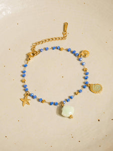 Shells and Star Beaded Bracelet