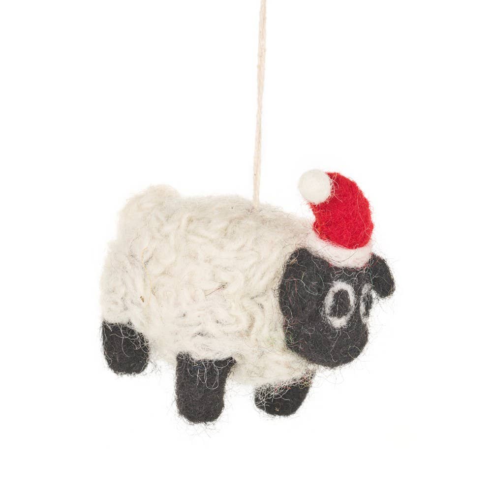 Christmas Sheep Ornament