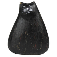 Load image into Gallery viewer, Wooster the Wooden Cat
