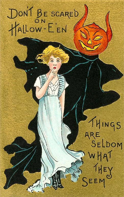 Halloween Jack 'o' Lantern Card