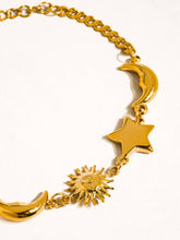Load image into Gallery viewer, Leo Sun and Star Bracelet
