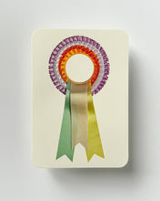 Load image into Gallery viewer, Pastel &amp; Orange Rosette Greeting Card
