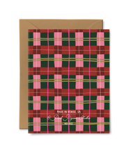 Load image into Gallery viewer, Merry and Bright Plaid Card
