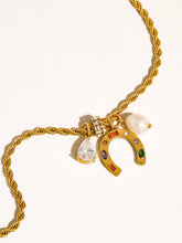 Load image into Gallery viewer, Horseshoe Charm Necklace
