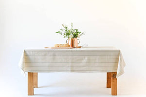 Simple English Stripe Tablecloth