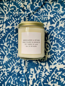 Sandalwood & Vetiver Candle