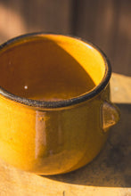 Load image into Gallery viewer, French Yellow Varnished Pot
