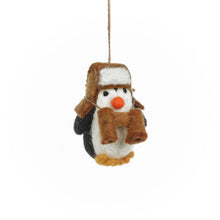 Load image into Gallery viewer, Arctic Explorer Penguin Ornament
