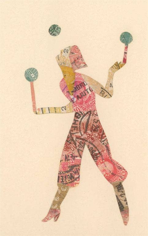 Collage Juggler Print