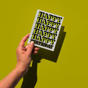 Happy Happy Birthday! Card