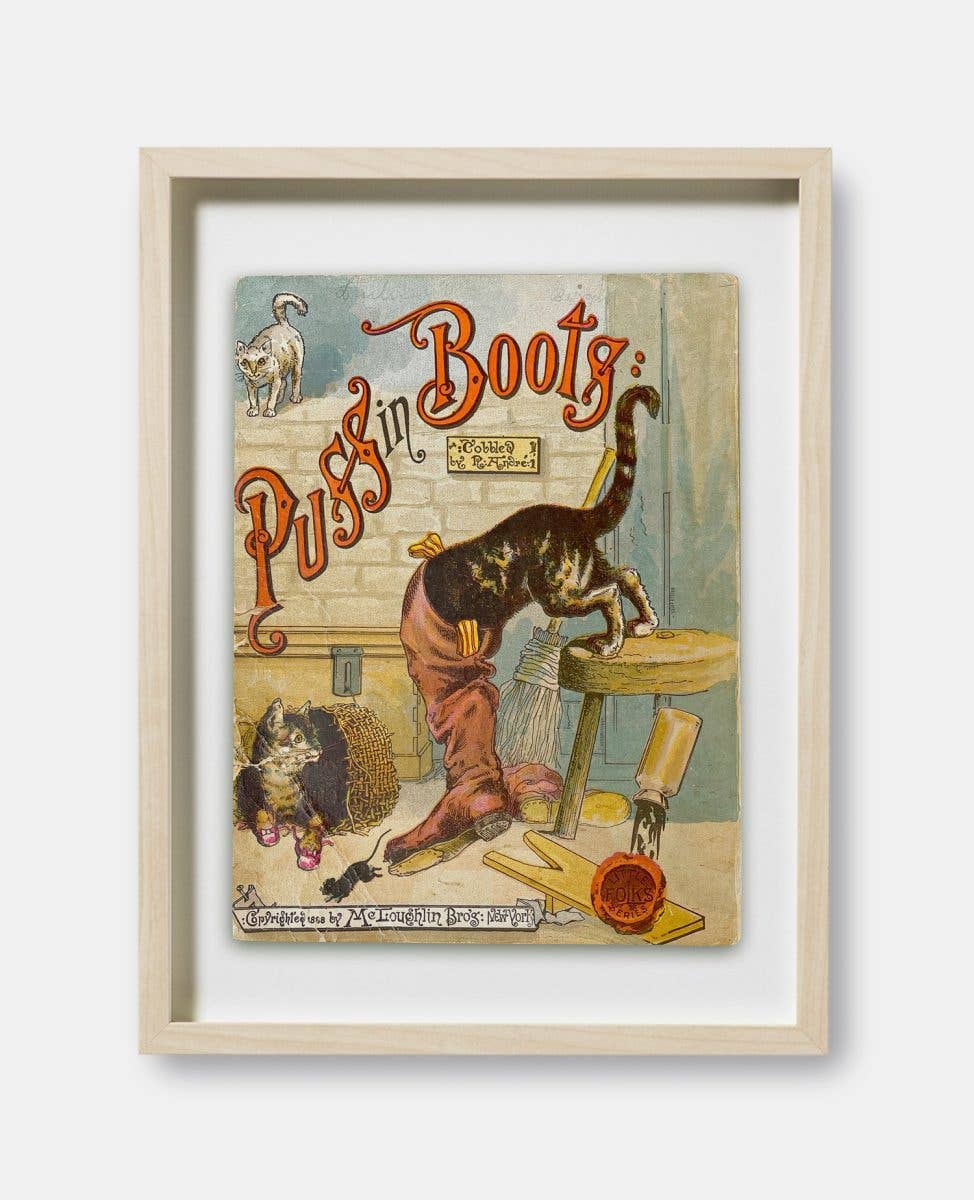 Puss in Boots Book Cover Print