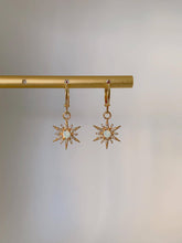 Load image into Gallery viewer, Star Huggie Hoop Earrings
