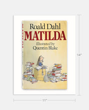 Load image into Gallery viewer, Matilda Book Print
