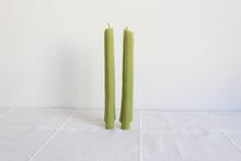 Load image into Gallery viewer, Celery Beeswax Taper Candles
