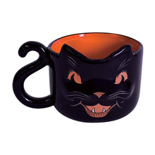 Load image into Gallery viewer, Halloween Black Cat Mug
