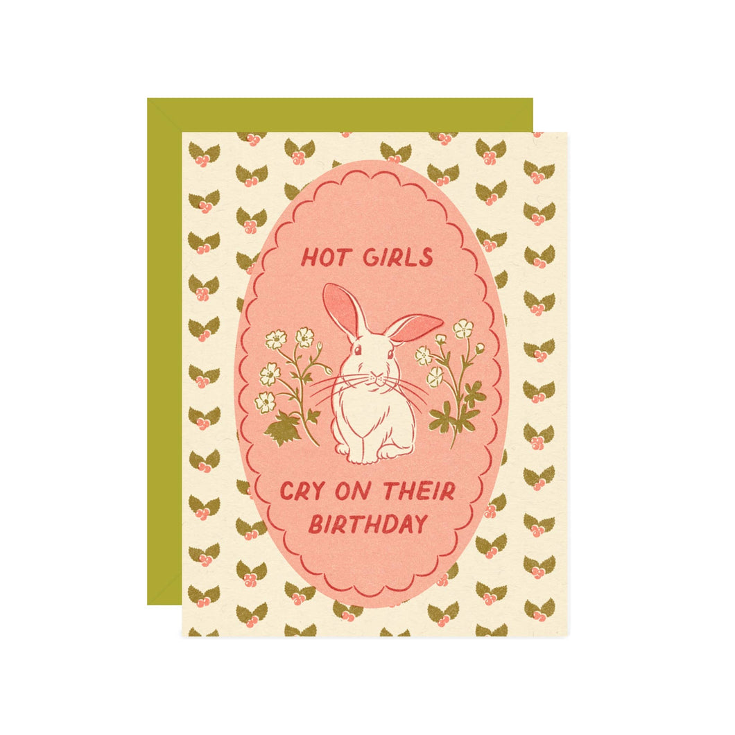 Hot Girl Birthday Card