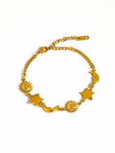 Load image into Gallery viewer, Leo Sun and Star Bracelet
