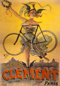 Cycles Clément Paris Art Print Print