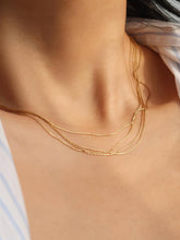 Load image into Gallery viewer, Paloma Layered Dainty Chain Necklace
