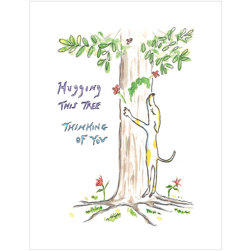 Tree Hug Greeting Card
