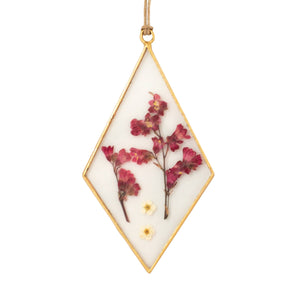 Coral Bell Floral Pendant