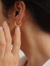 Load image into Gallery viewer, Ceres Twisted Hoop Earrings
