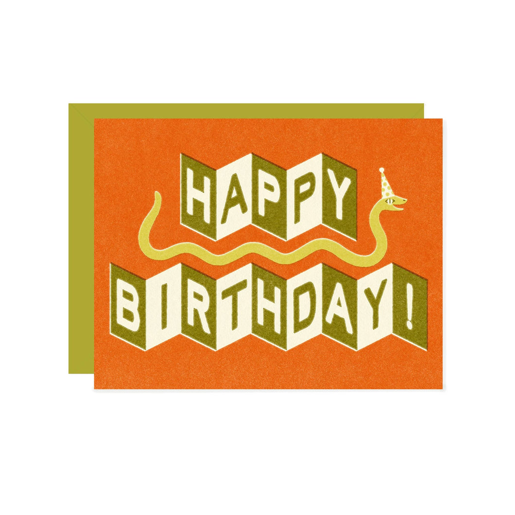 Birthday Snake Card