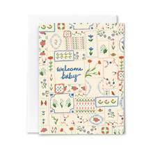 Load image into Gallery viewer, Welcome Baby Quilt Card
