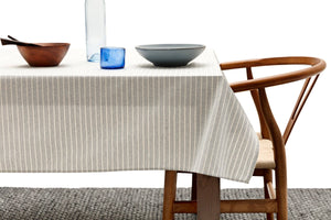 Cotton Striped Tablecloth